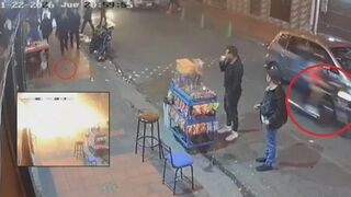 Men On A Motorcycle Threw A Grenade In Front Of A Night Club