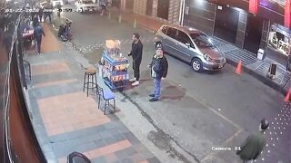 Men On A Motorcycle Threw A Grenade In Front Of A Night Club