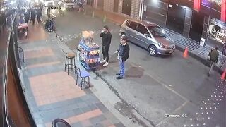 Men On A Motorcycle Threw A Grenade In Front Of A Night Club