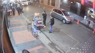 Men On A Motorcycle Threw A Grenade In Front Of A Night Club