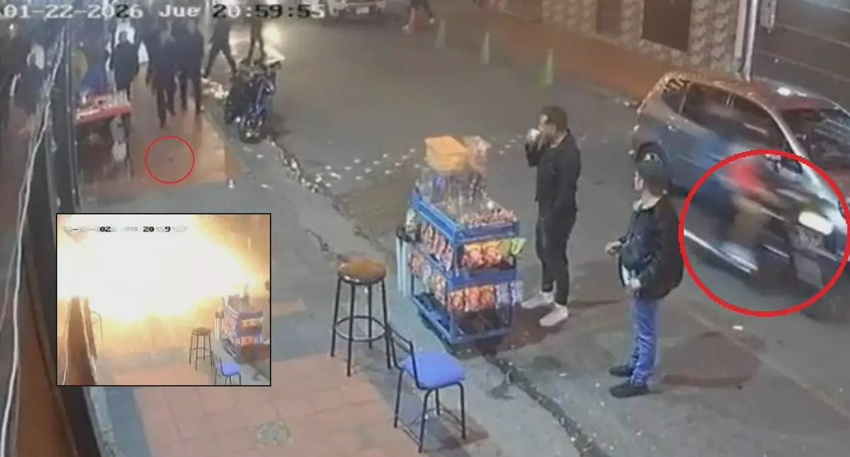 Men On A Motorcycle Threw A Grenade In Front Of A Night Club