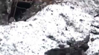 Ukrainian sniper eliminates russian soldier with a shot to the face