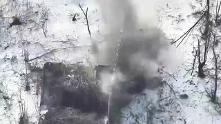 Powerful strike on russian invader by Ukrainian FPV drone