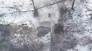 Powerful strike on russian invader by Ukrainian FPV drone