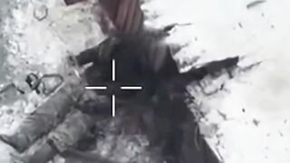 The occupier stabbed himself to death after a failed assault