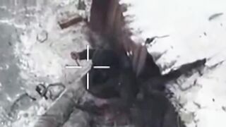 The occupier stabbed himself to death after a failed assault