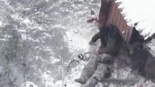 The occupier stabbed himself to death after a failed assault