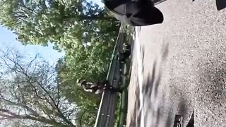 Motorcyclist crashes head-on while overtaking on the Mexico-Cuernavaca highway