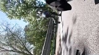 Motorcyclist crashes head-on while overtaking on the Mexico-Cuernavaca highway