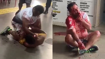 Two Men Stab Each Other During Fight At The Bus Station