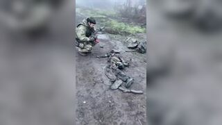 Mocking a dead Ukrainian,