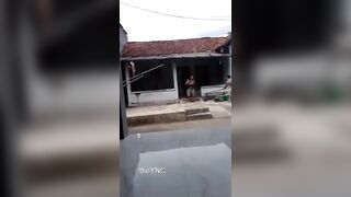 Mentally Ill Man Kills Police Officers With A Sickle During Arrest In Indonesia