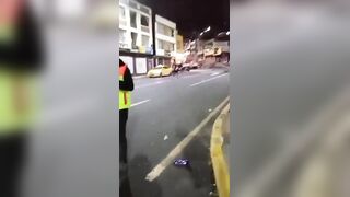 Man Gets Run Over By Truck During Fight On The Road In Ecuador
