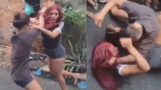 Brazilian Bitches Get Into A Wild Battle In Dirty Slums