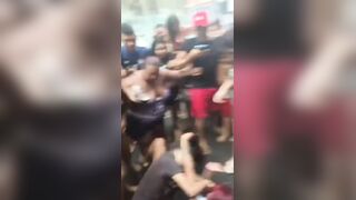 Brazilian Bitches Get Into A Wild Battle In Dirty Slums