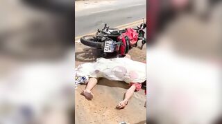Two Women on Motorcycle Killed By Speeding Car