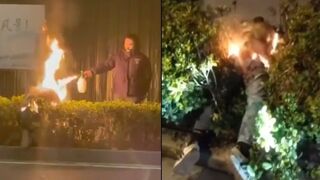 Man Douses Girlfriend's Alleged Lover with Gasoline and Sets Him on Fire