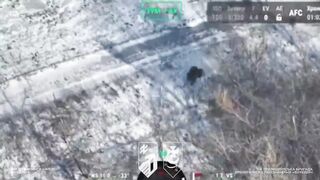 Another Russian Penguin soldier was struck by Ukrainian drones