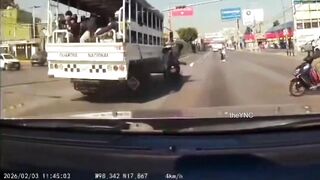 Truck Hits Couple On Motorcycle Killing Man On Spot
