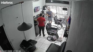 Off-Duty Police Officer Getting a Haircut Reacts to Porsche Robbery & Kills a Crimina