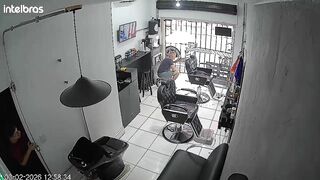 Off-Duty Police Officer Getting a Haircut Reacts to Porsche Robbery & Kills a Crimina