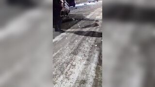 SUV Driver Ejected And Killed On ICY Road