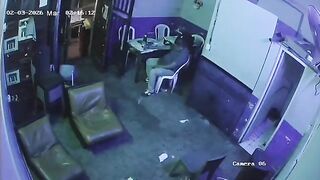 Off Duty Cop Kiled With Own Gun During Fight Inside The Bar In Peru