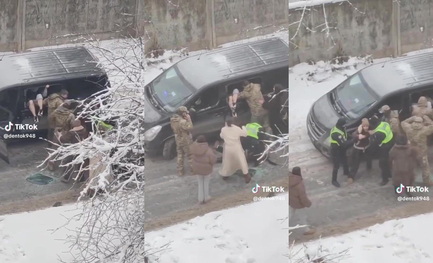 A man was kidnapped by conscription officers during mobilization in Ukraine.