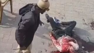 Dude Brutally Stabbed to Death In Rajkot.