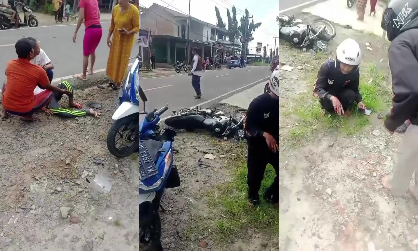 Motorist has his foot peeled back