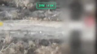 Ukrainians ignore their wounded comrade—bad idea.