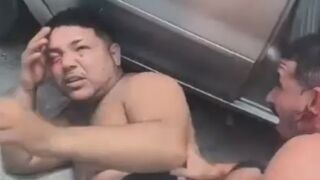 Group Of Angry  Football Fans  Brutally Attack Two Scared  Rivals