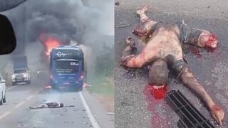 Motorcyclist Killed In Fiery Collision With A Bus