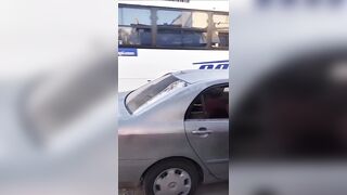 Naked Man Tied To The Tree In Tijuana