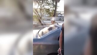 Naked Man Tied To The Tree In Tijuana