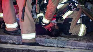 Dying Victim Of Los Angeles House Fire