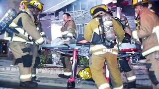 Dying Victim Of Los Angeles House Fire