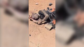 Bandit Set Ablaze By Mob Suffers In Flames