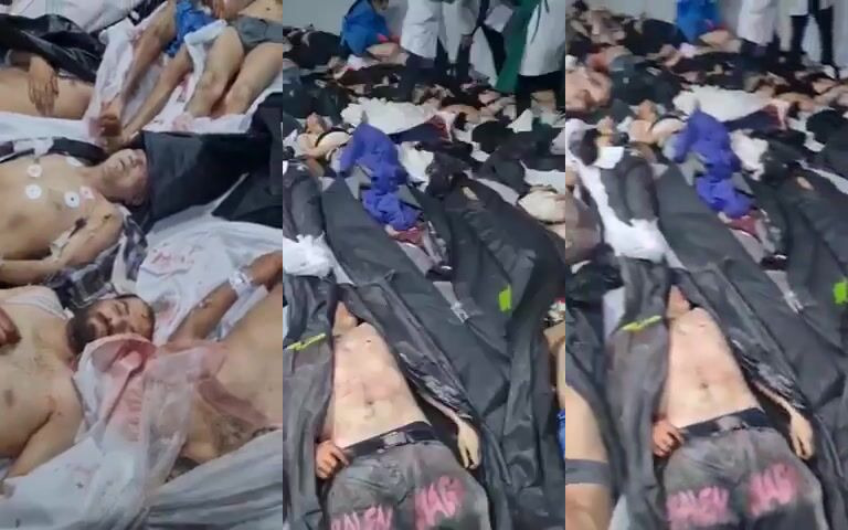 A large number of Iranian government protesters were brutally massacred by the Irania