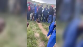 Guy Punished For Trying To Steal A Cattle