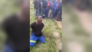 Guy Punished For Trying To Steal A Cattle