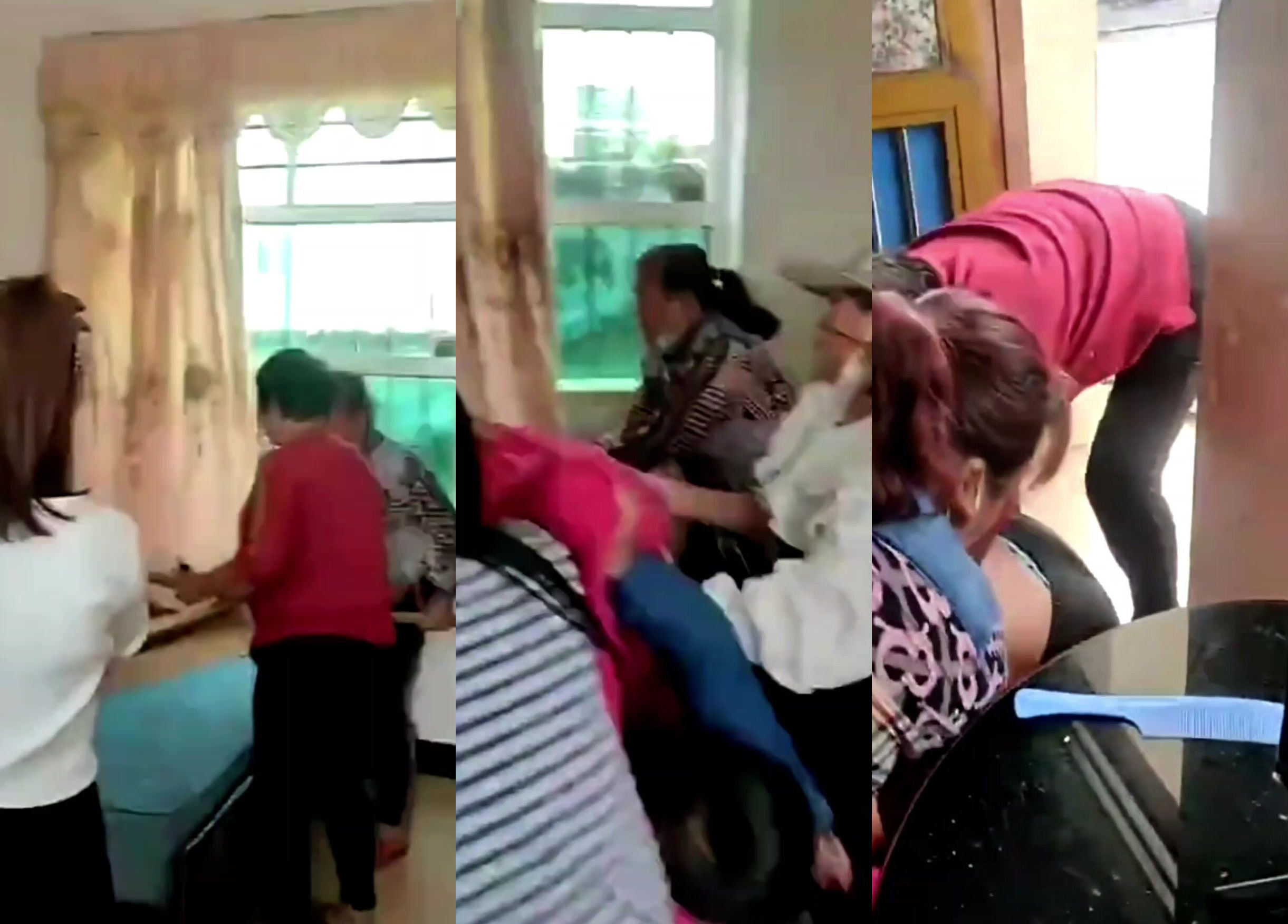 A wife catches husband with his lover