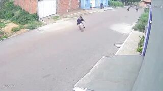 A man was chased and shot in the streets