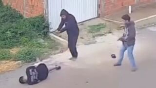 A man was chased and shot in the streets