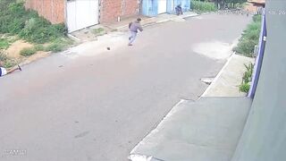 A man was chased and shot in the streets