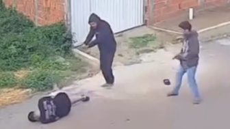 A man was chased and shot in the streets