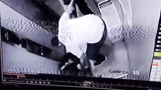 Man Caught on Camera Brutally Beating Girlfriend Inside Elevator