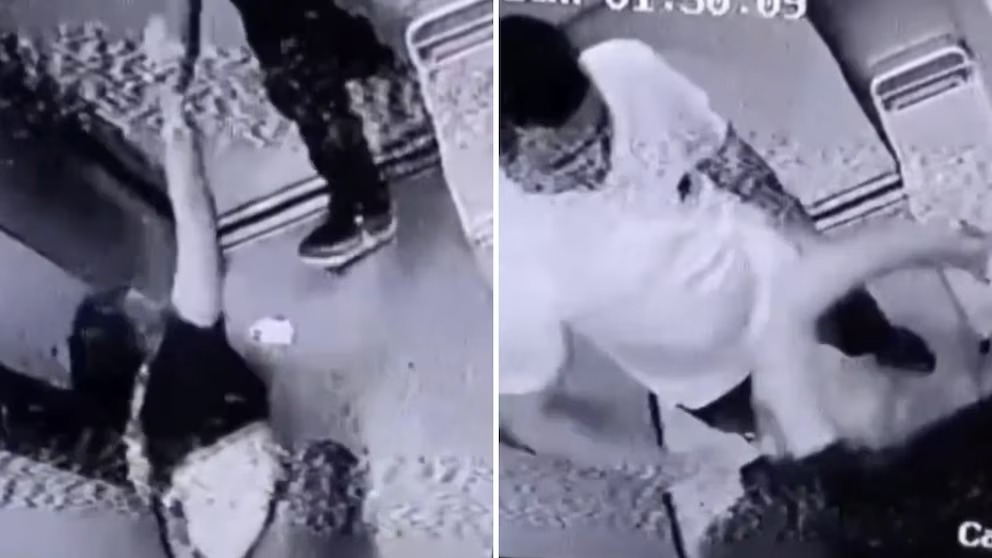 Man Caught on Camera Brutally Beating Girlfriend Inside Elevator