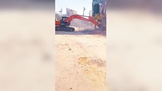 3-Storey Building Collapses on Machine In Uttar Pradesh, Driver Seriously Injured