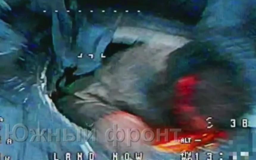 Ukrainian chooses between being burned alive or losing his head.